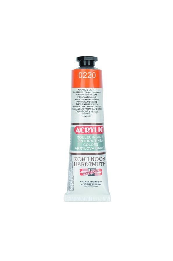 ACRYLIC PAINTS LIGHT ORANGE IN TUBE 40ML KOH-I-NOOR 162727